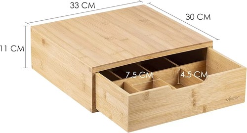 Bamboo tassimo pod - pod, drawer